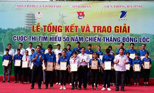 Trên 400.000 học sinh tham gia cuộc thi 'Tìm hiểu 50 năm chiến thắng Đồng Lộc'