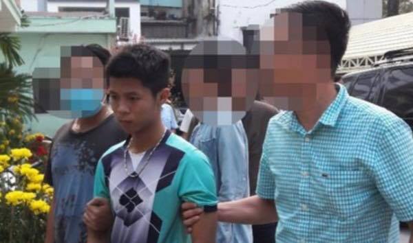 Nghi can Nguyễn Hữu Tình bị bắt sau khi gây án.