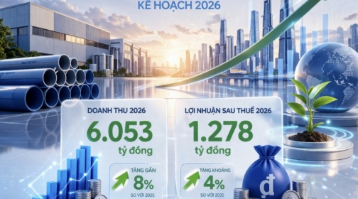 Nhựa Bình Minh đặt kế hoạch doanh thu hơn 6.000 tỷ đồng năm 2026